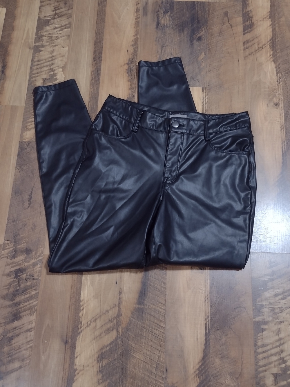 Maurice's Black Faux Leather Pants Y2K,Rock, Bikercore